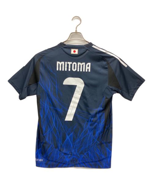 Y-3（ワイスリー）Y-3 (ワイスリー) ゲームシャツ ネイビー サイズ:Lの古着・服飾アイテム