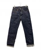WAREHOUSEウエアハウス）の古着「ボタンフライデニムパンツ」｜インディゴ