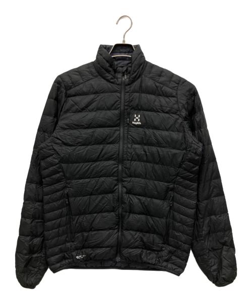 HAGLOFS（ホグロフス）HAGLOFS (ホグロフス) ダウンジャケット ブラック サイズ:Mの古着・服飾アイテム