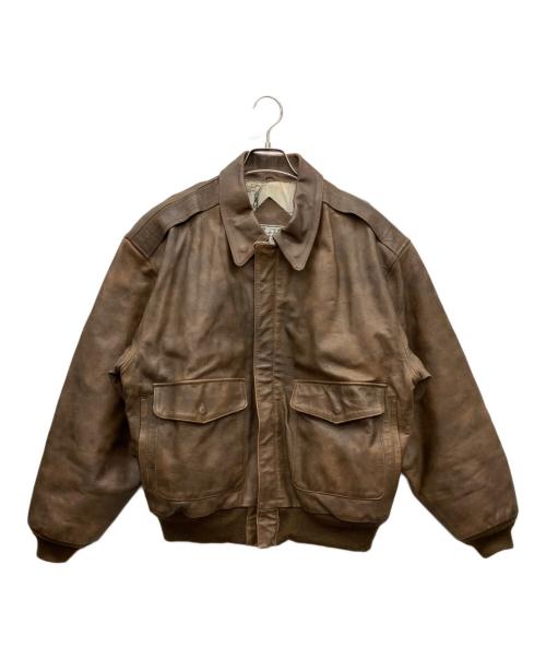 MAC HOPE（マックホープ）MAC HOPE (マックホープ) レザージャケット ブラウン サイズ:Mの古着・服飾アイテム