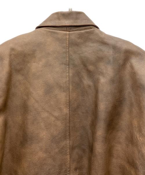 MAC HOPE（マックホープ）MAC HOPE (マックホープ) レザージャケット ブラウン サイズ:Mの古着・服飾アイテム