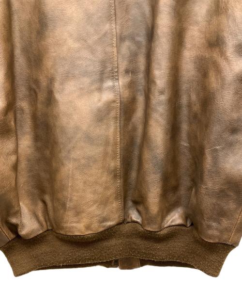MAC HOPE（マックホープ）MAC HOPE (マックホープ) レザージャケット ブラウン サイズ:Mの古着・服飾アイテム