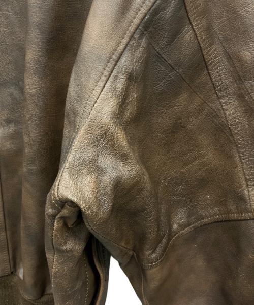 MAC HOPE（マックホープ）MAC HOPE (マックホープ) レザージャケット ブラウン サイズ:Mの古着・服飾アイテム