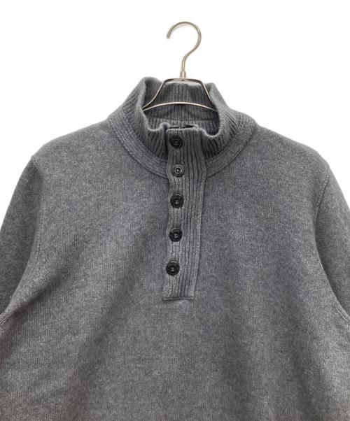 STONE ISLAND（ストーンアイランド）STONE ISLAND (ストーンアイランド) ハーフジップボタンニット グレー サイズ:XXLの古着・服飾アイテム