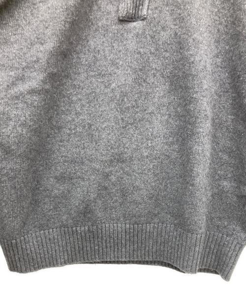 STONE ISLAND（ストーンアイランド）STONE ISLAND (ストーンアイランド) ハーフジップボタンニット グレー サイズ:XXLの古着・服飾アイテム