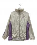 乃木坂46ノギザカ46×ニューエラ×ワイズ）の古着「トラックジャケット」｜アイボリー×パープル