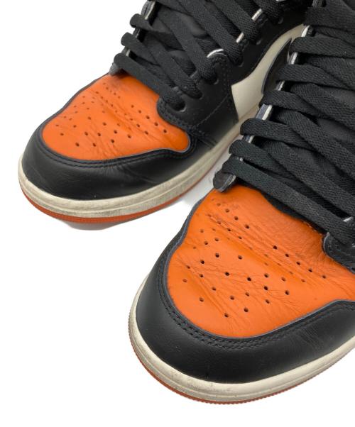 NIKE（ナイキ）NIKE (ナイキ) ハイカットスニーカー オレンジ×ホワイト サイズ:28㎝の古着・服飾アイテム