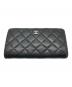 CHANEL（シャネル）の古着「2つ折り財布」｜ブラック