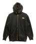 THE NORTH FACE（ザ ノース フェイス）の古着「ジップパーカー」｜ブラック