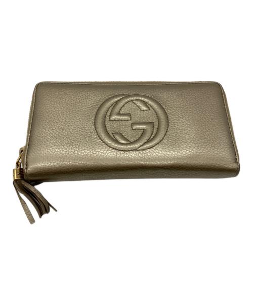 GUCCI（グッチ）GUCCI (グッチ) ソーホーロッキングGラウンドファスナー長財布の古着・服飾アイテム