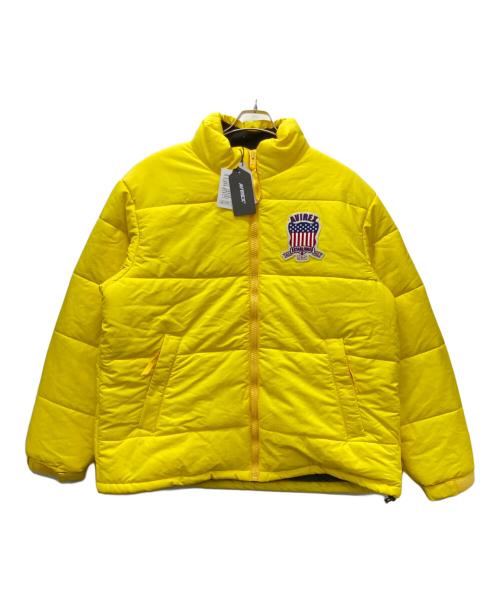 AVIREX（アヴィレックス）AVIREX (アヴィレックス) 中綿ジャケット イエロー サイズ:2XL 未使用品の古着・服飾アイテム