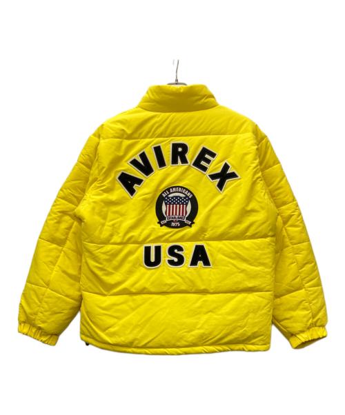 AVIREX（アヴィレックス）AVIREX (アヴィレックス) 中綿ジャケット イエロー サイズ:2XL 未使用品の古着・服飾アイテム