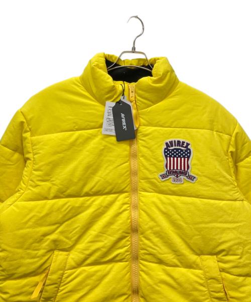 AVIREX（アヴィレックス）AVIREX (アヴィレックス) 中綿ジャケット イエロー サイズ:2XL 未使用品の古着・服飾アイテム