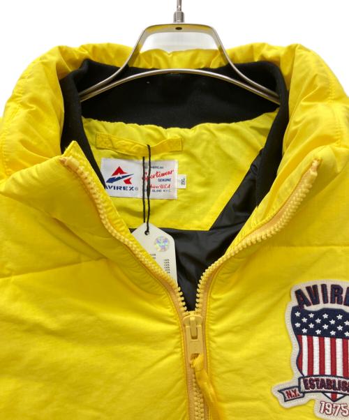 AVIREX（アヴィレックス）AVIREX (アヴィレックス) 中綿ジャケット イエロー サイズ:2XL 未使用品の古着・服飾アイテム