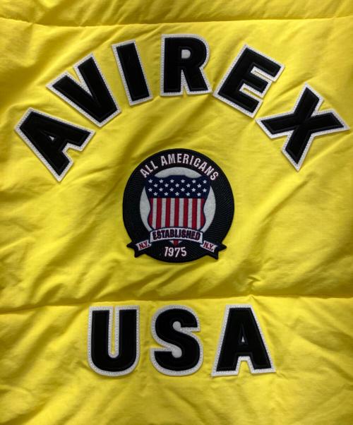 AVIREX（アヴィレックス）AVIREX (アヴィレックス) 中綿ジャケット イエロー サイズ:2XL 未使用品の古着・服飾アイテム