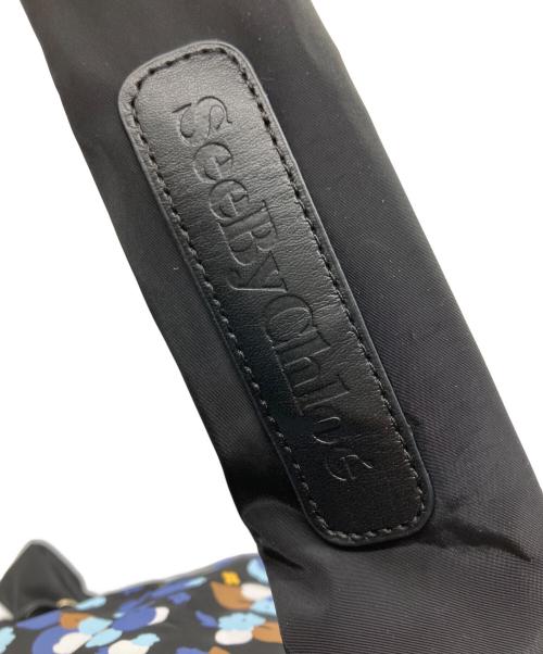 SEE BY CHLOE（シーバイクロエ）SEE BY CHLOE (シーバイクロエ) ハンドバッグ ブルー×ブラックの古着・服飾アイテム