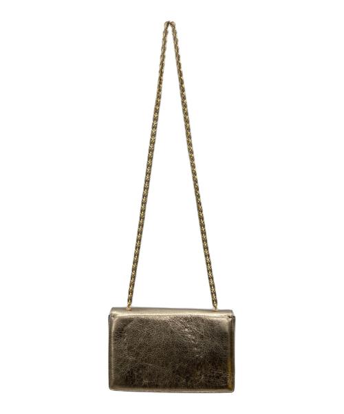 Salvatore Ferragamo（サルヴァトーレ フェラガモ）Salvatore Ferragamo (サルヴァトーレ フェラガモ) チェーンショルダーバッグ ゴールドの古着・服飾アイテム
