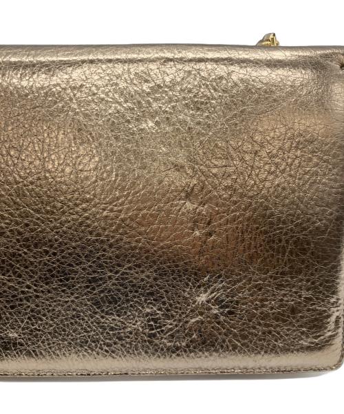 Salvatore Ferragamo（サルヴァトーレ フェラガモ）Salvatore Ferragamo (サルヴァトーレ フェラガモ) チェーンショルダーバッグ ゴールドの古着・服飾アイテム
