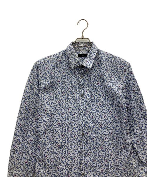PAUL SMITH（ポールスミス）PAUL SMITH (ポールスミス) 花柄シャツ ホワイト×ブルー サイズ:XLの古着・服飾アイテム