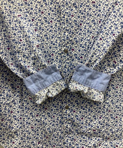 PAUL SMITH（ポールスミス）PAUL SMITH (ポールスミス) 花柄シャツ ホワイト×ブルー サイズ:XLの古着・服飾アイテム