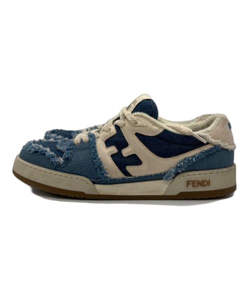 FENDI（フェンディ）FENDI (フェンディ) ローカットスニーカー ブルー サイズ:8の古着・服飾アイテム
