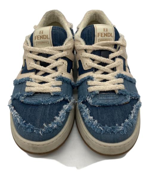 FENDI（フェンディ）FENDI (フェンディ) ローカットスニーカー ブルー サイズ:8の古着・服飾アイテム
