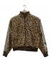 KAPITAL（キャピタル）の古着「Leopard Stuntman & Woman Track Jacket」｜ブラック×ベージュ