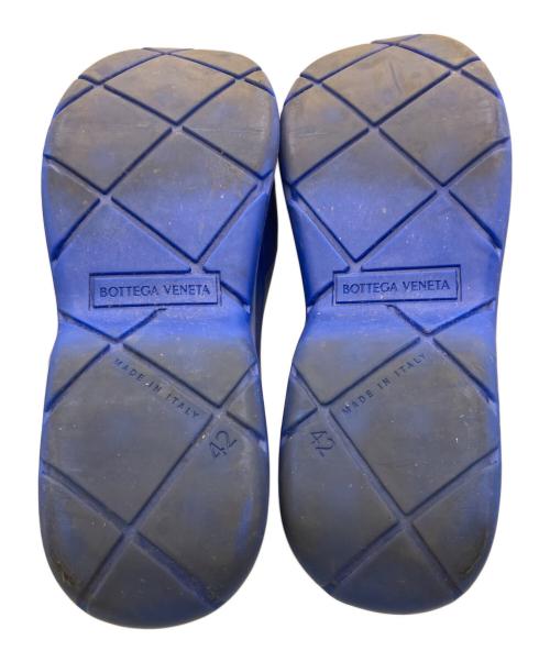 BOTTEGA VENETA（ボッテガベネタ）BOTTEGA VENETA (ボッテガベネタ) パドルラバーアンクルブーツ ブルー サイズ:42の古着・服飾アイテム