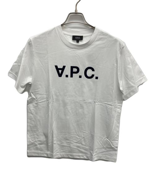 A.P.C.（アーペーセー）A.P.C. (アーペーセー) 半袖カットソー ホワイト サイズ:sの古着・服飾アイテム
