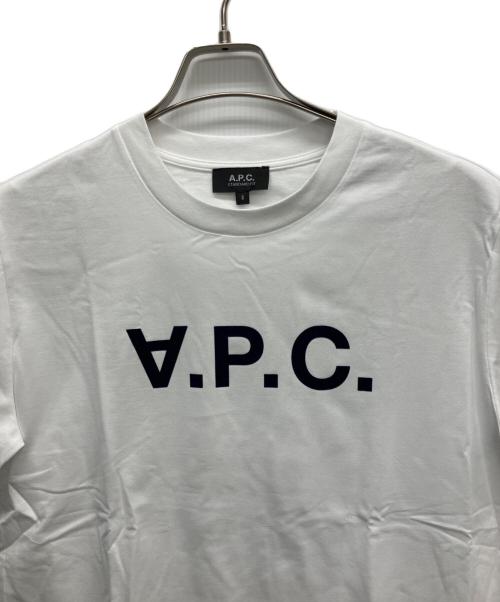 A.P.C.（アーペーセー）A.P.C. (アーペーセー) 半袖カットソー ホワイト サイズ:sの古着・服飾アイテム