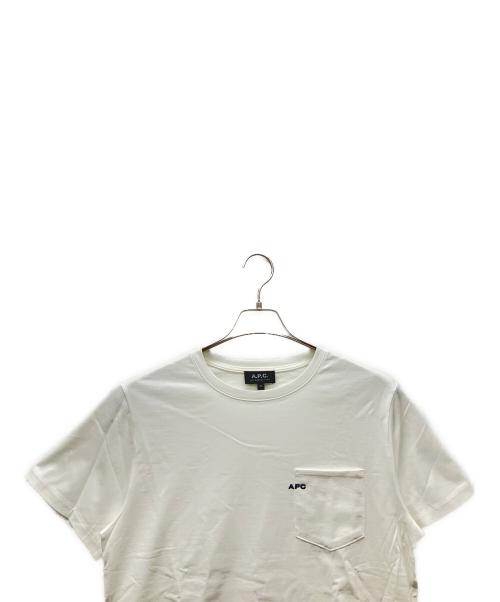 A.P.C.（アーペーセー）A.P.C. (アーペーセー) 半袖カットソー ホワイト サイズ:Sの古着・服飾アイテム