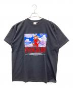 RADIOEVA×FRUIT OF THE LOOMラヂオエヴァ×フルーツオブザルーム）の古着「半袖カットソー」｜ブラック