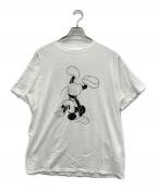 Ameriアメリ）の古着「MICKEY AND MINNIE DESIGN BIG TEE」｜ホワイト