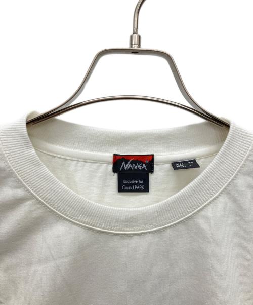 NANGA（ナンガ）NANGA (ナンガ) Grand PARK (グランド パーク) 別注バックプリントTシャツ ホワイト サイズ:XLの古着・服飾アイテム
