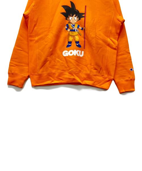 Champion REVERSE WEAVE（チャンピオン リバース ウィーブ）Champion REVERSE WEAVE (チャンピオン リバース ウィーブ) 裏起毛スウェット オレンジ サイズ:Mの古着・服飾アイテム