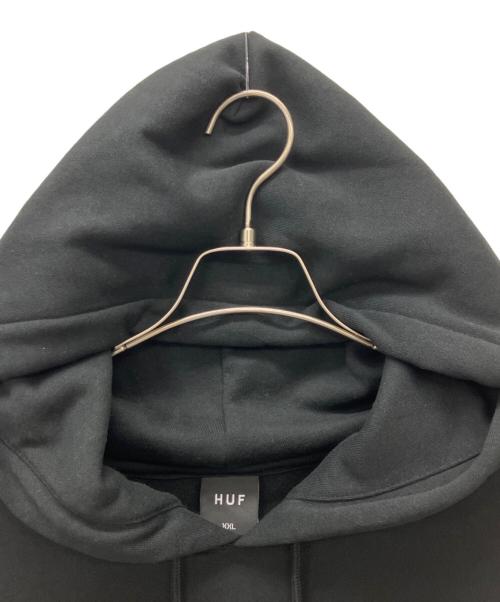 HUF（ハフ）HUF (ハフ) クラシックプルオーバーフーディースウェット ブラック サイズ:XXLの古着・服飾アイテム
