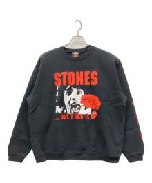 JOURNAL STANDARD relume×the tolling stones（ジャーナルスタンダード レリューム）の古着「別注プリントスウェット」｜ブラック