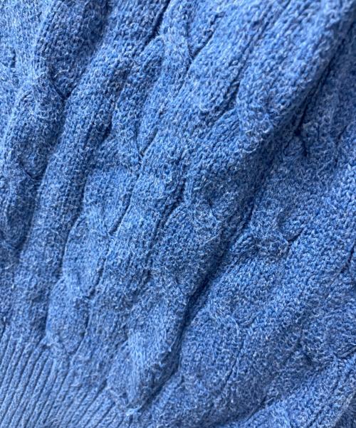 POLO RALPH LAUREN（ポロ・ラルフローレン）POLO RALPH LAUREN (ポロ・ラルフローレン) 厚手ニット ブルー サイズ:XLの古着・服飾アイテム