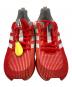 中古・古着 adidas (アディダス) ランニングシューズ レッド×ホワイト サイズ:25：5000円