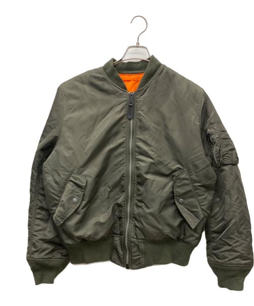 ALPHA（アルファ）ALPHA (アルファ) MA-1ジャケット セイジグリーン サイズ:Mの古着・服飾アイテム