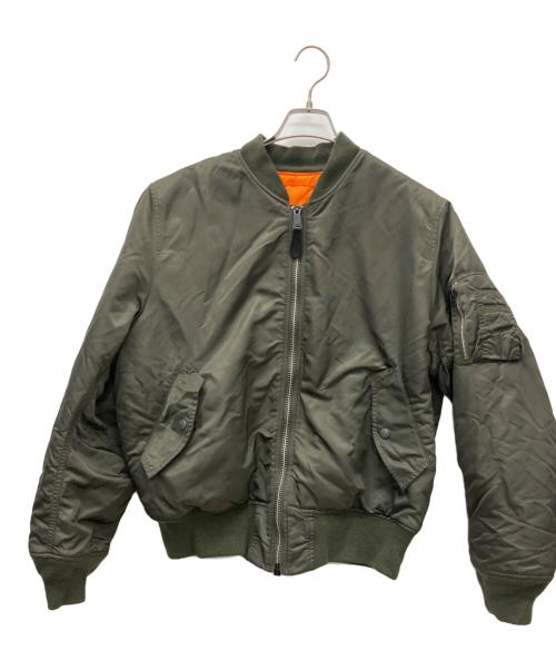 ALPHA（アルファ）ALPHA (アルファ) MA-1ジャケット セイジグリーン サイズ:Mの古着・服飾アイテム