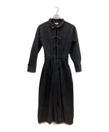 Ameri（アメリ）の古着「2WAY RIBBON CUT ROMPERS」｜ブラック