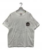 HARLEY-DAVIDSON×Hanesハーレーダビッドソン×ヘインズ）の古着「半袖Tシャツ」｜ホワイト