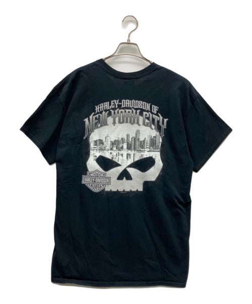 HARLEY-DAVIDSON（ハーレーダビッドソン）HARLEY-DAVIDSON (ハーレーダビッドソン) 半袖Tシャツ ブラック サイズ:Lの古着・服飾アイテム