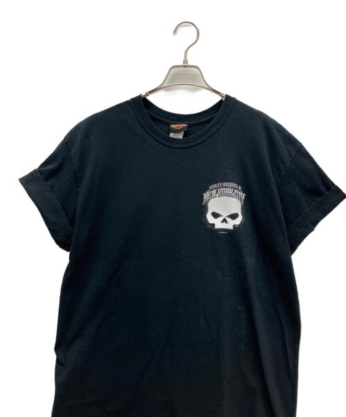 HARLEY-DAVIDSON（ハーレーダビッドソン）HARLEY-DAVIDSON (ハーレーダビッドソン) 半袖Tシャツ ブラック サイズ:Lの古着・服飾アイテム