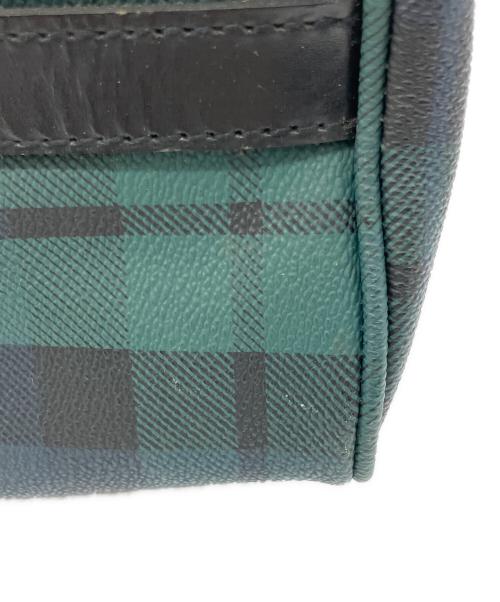 POLO RALPH LAUREN（ポロ・ラルフローレン）POLO RALPH LAUREN (ポロ・ラルフローレン) ミニボストンバッグ ブラック×グリーンの古着・服飾アイテム