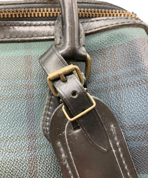POLO RALPH LAUREN（ポロ・ラルフローレン）POLO RALPH LAUREN (ポロ・ラルフローレン) ミニボストンバッグ ブラック×グリーンの古着・服飾アイテム