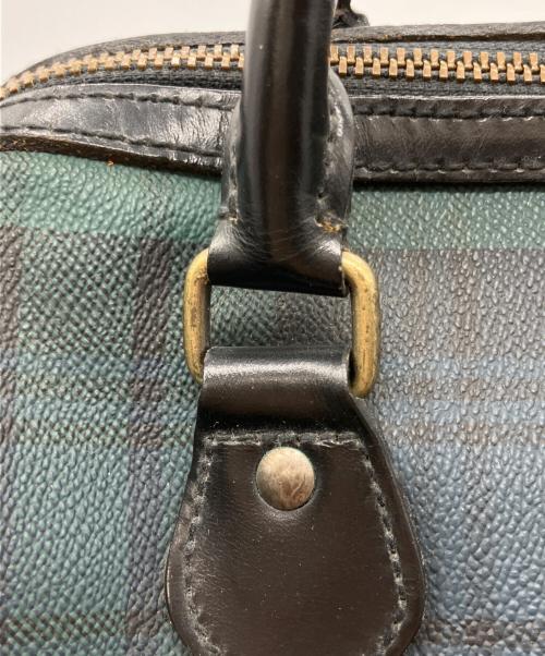 POLO RALPH LAUREN（ポロ・ラルフローレン）POLO RALPH LAUREN (ポロ・ラルフローレン) ミニボストンバッグ ブラック×グリーンの古着・服飾アイテム