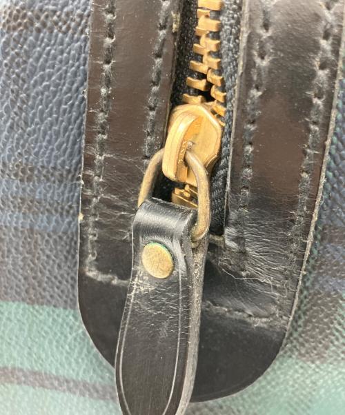 POLO RALPH LAUREN（ポロ・ラルフローレン）POLO RALPH LAUREN (ポロ・ラルフローレン) ミニボストンバッグ ブラック×グリーンの古着・服飾アイテム