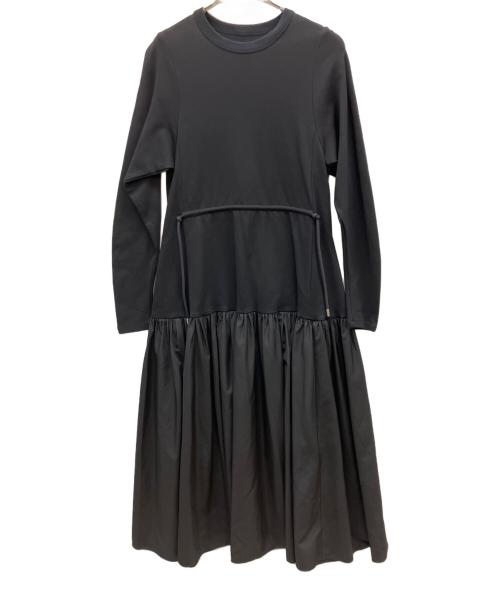 Adam et Rope（アダム エ ロペ）Adam et Rope (アダム エ ロペ) 長袖ワンピース ブラック サイズ:SIZE Fの古着・服飾アイテム